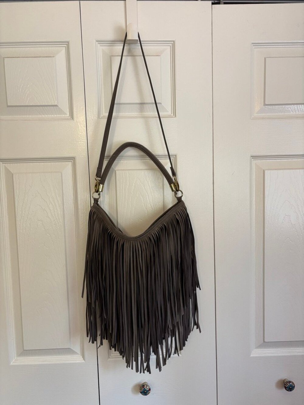 Fringe Purse ~ H&M ~ Grey